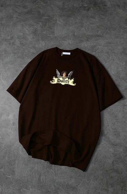 DARK BROWN ANGEL TEE