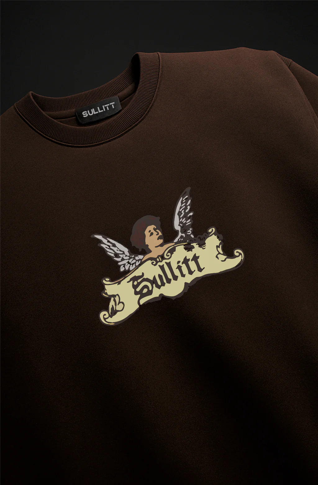 DARK BROWN ANGEL TEE