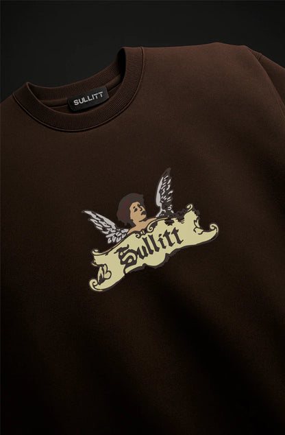 DARK BROWN ANGEL TEE
