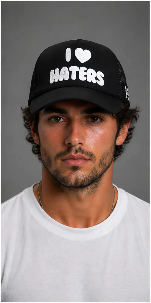 I Love Haters - Mesh Trucker Cap