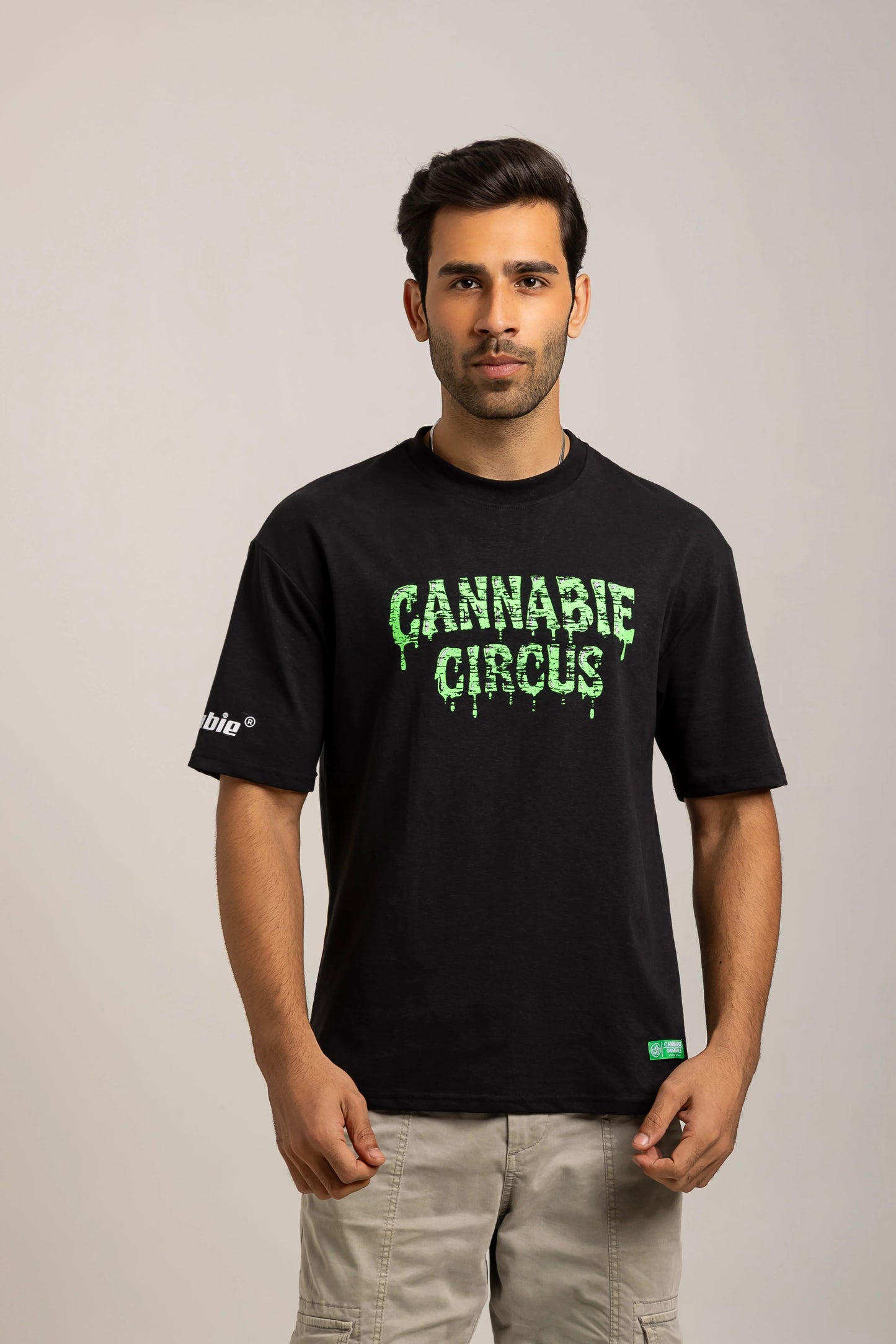 Cannabie Circus Hemp Black Tee