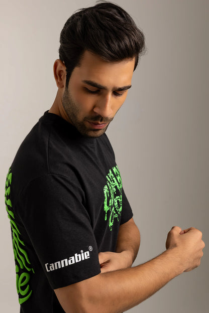 Cannabie Circus Hemp Black Tee