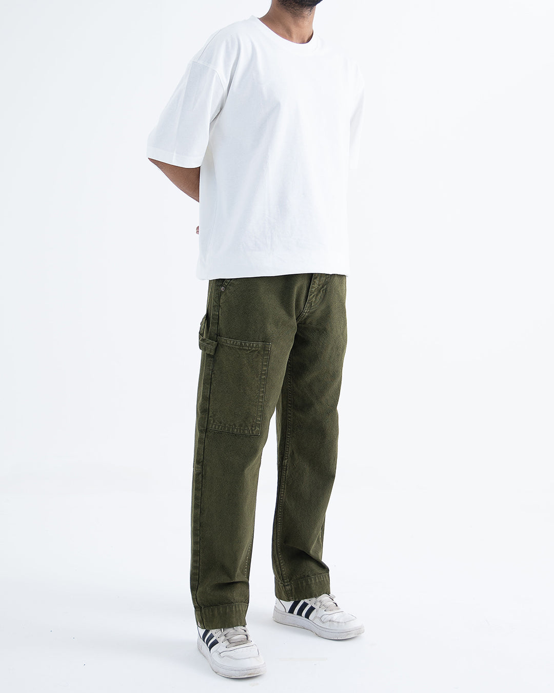 Urban Hike Carpenter Relaxed Jeans: Dark Green