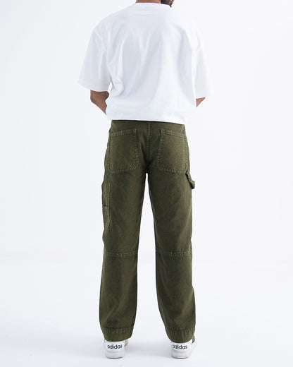 Urban Hike Carpenter Relaxed Jeans: Dark Green