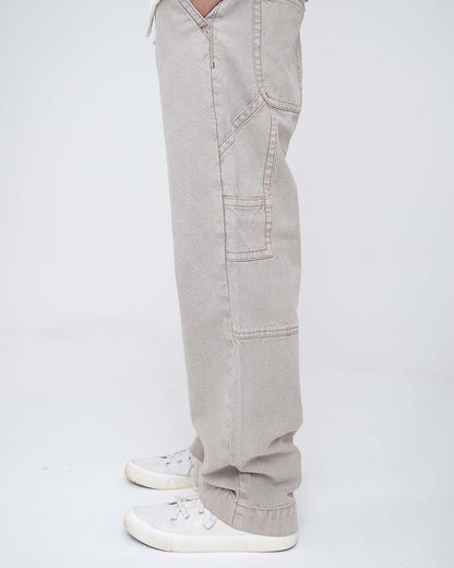 Urban Hike Carpenter Relaxed Jeans: Dusty Grey