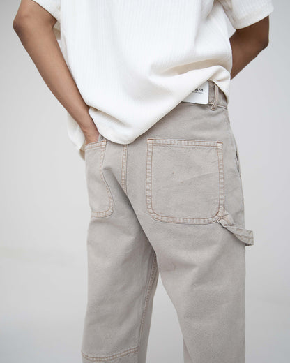 Urban Hike Carpenter Relaxed Jeans: Dusty Grey