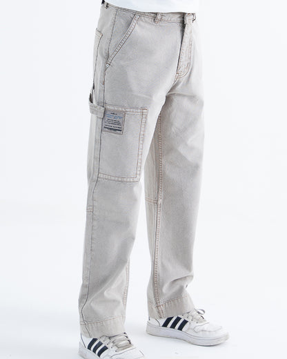 Urban Hike Carpenter Relaxed Jeans: Dusty Grey