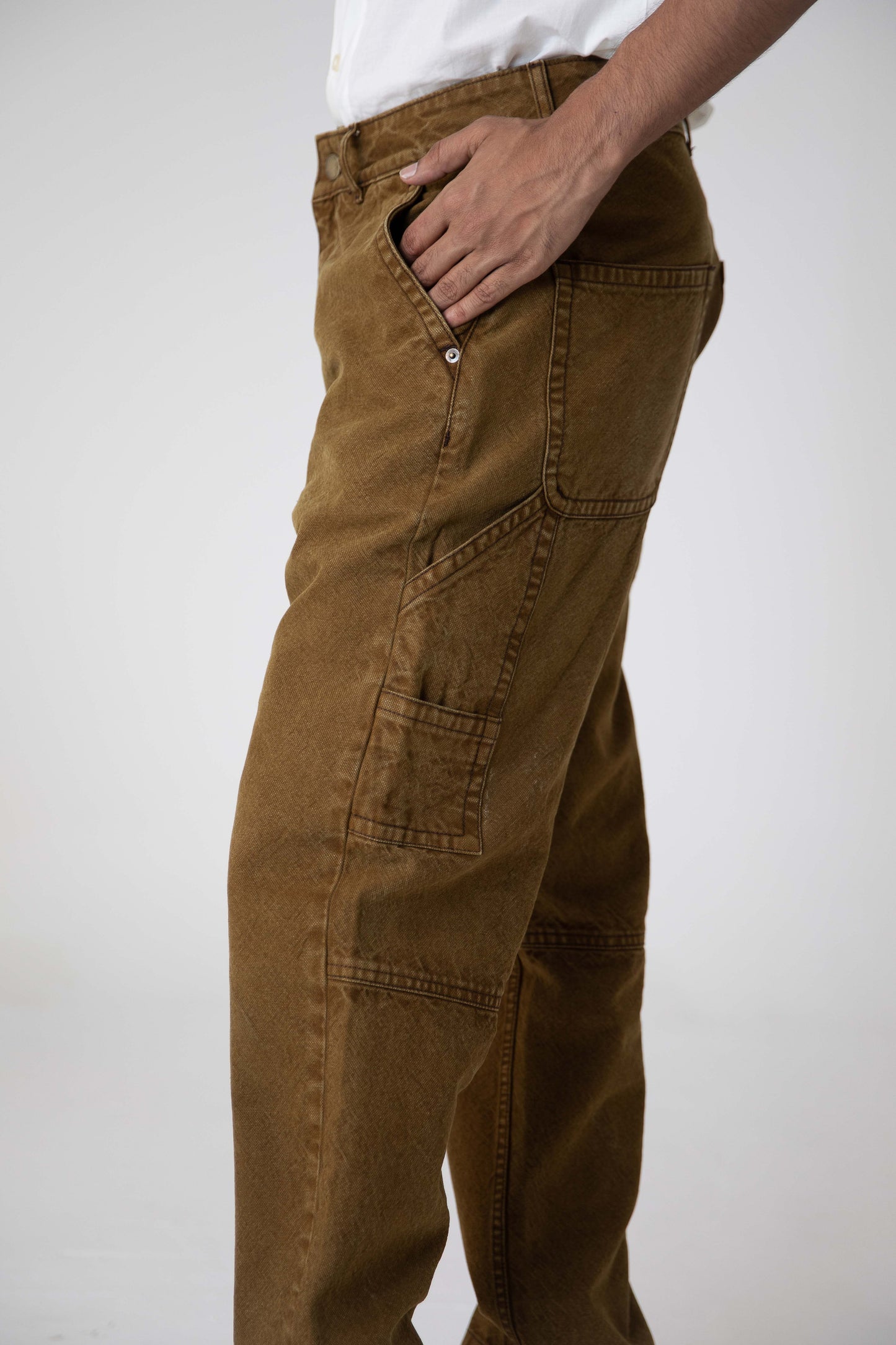 Urban Hike Carpenter Relaxed Jeans: Dark Brown