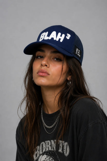 Blah Blah Blah - mesh trucker cap