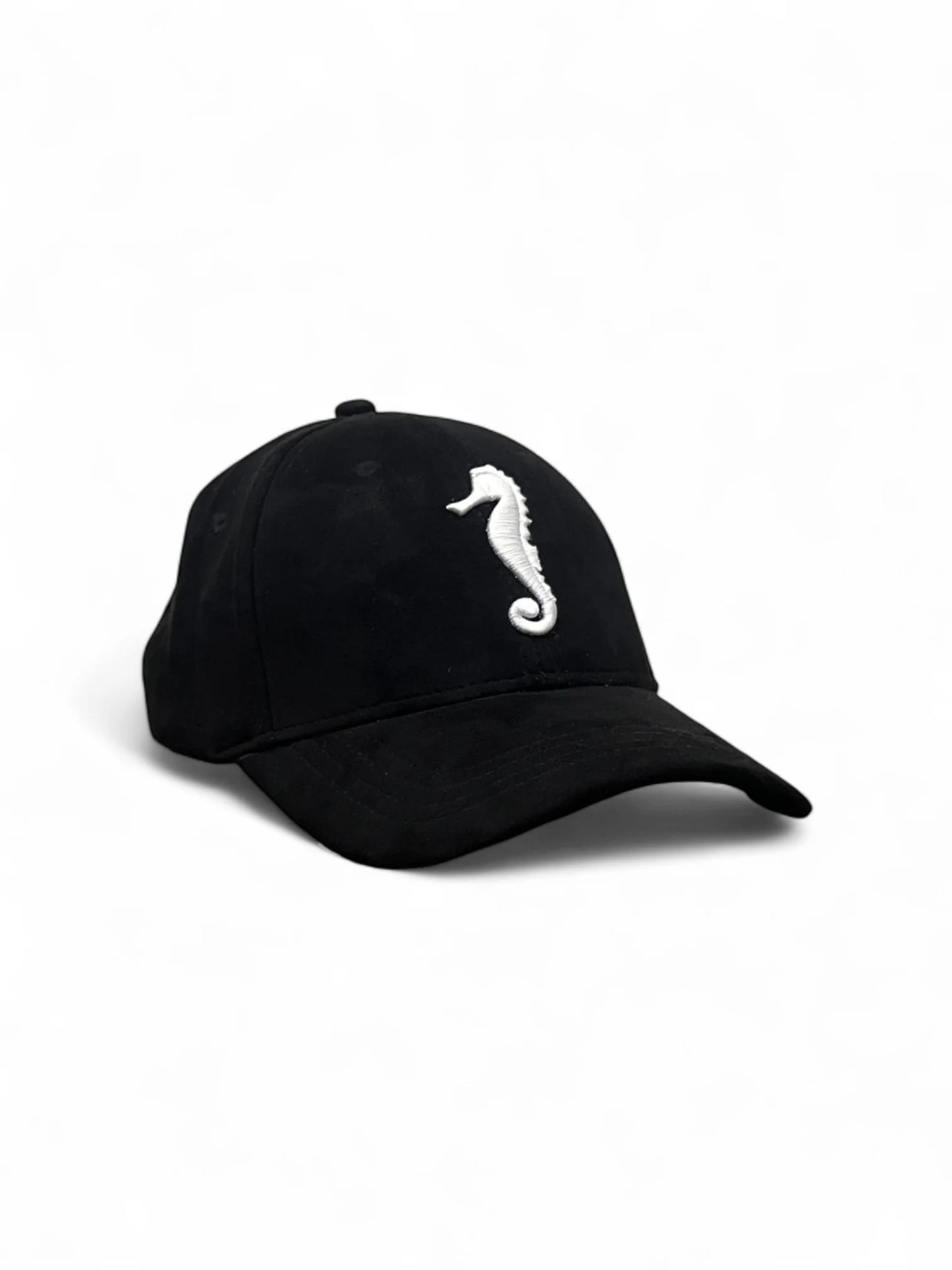 Premium suede black cap