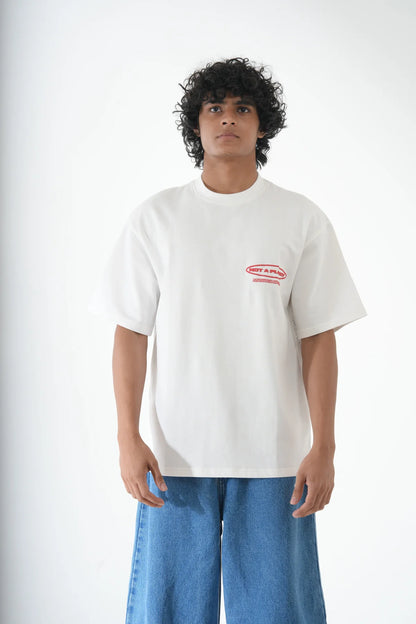 WHITE PLAYBOY T-SHIRT