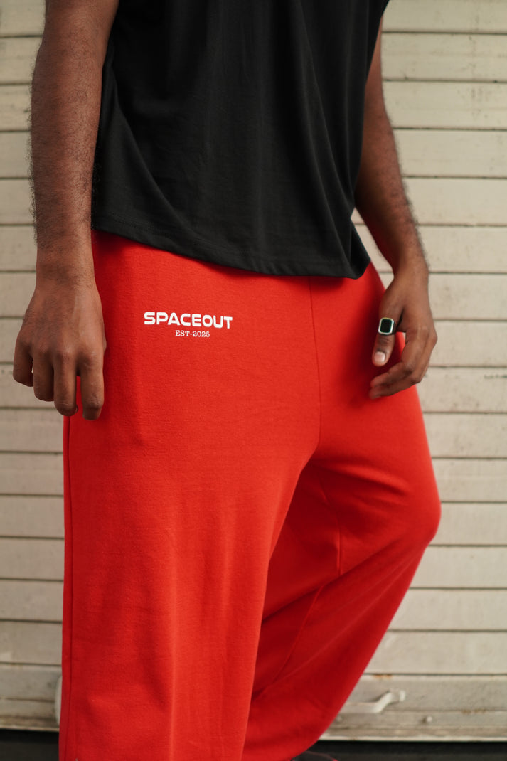 RED TRACKPANTS