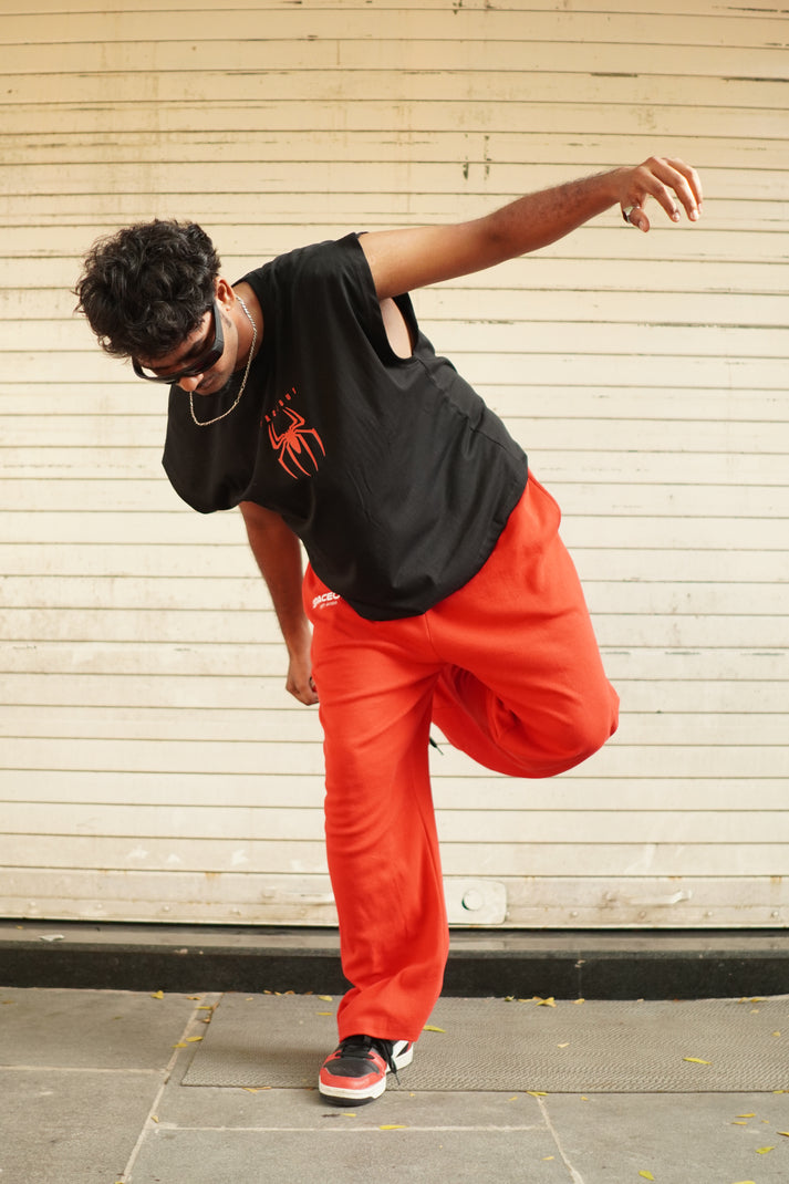 RED TRACKPANTS