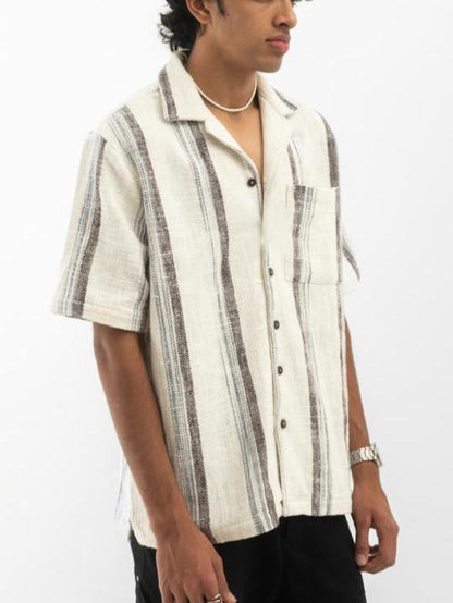 Textured Half Sleeves Shirt