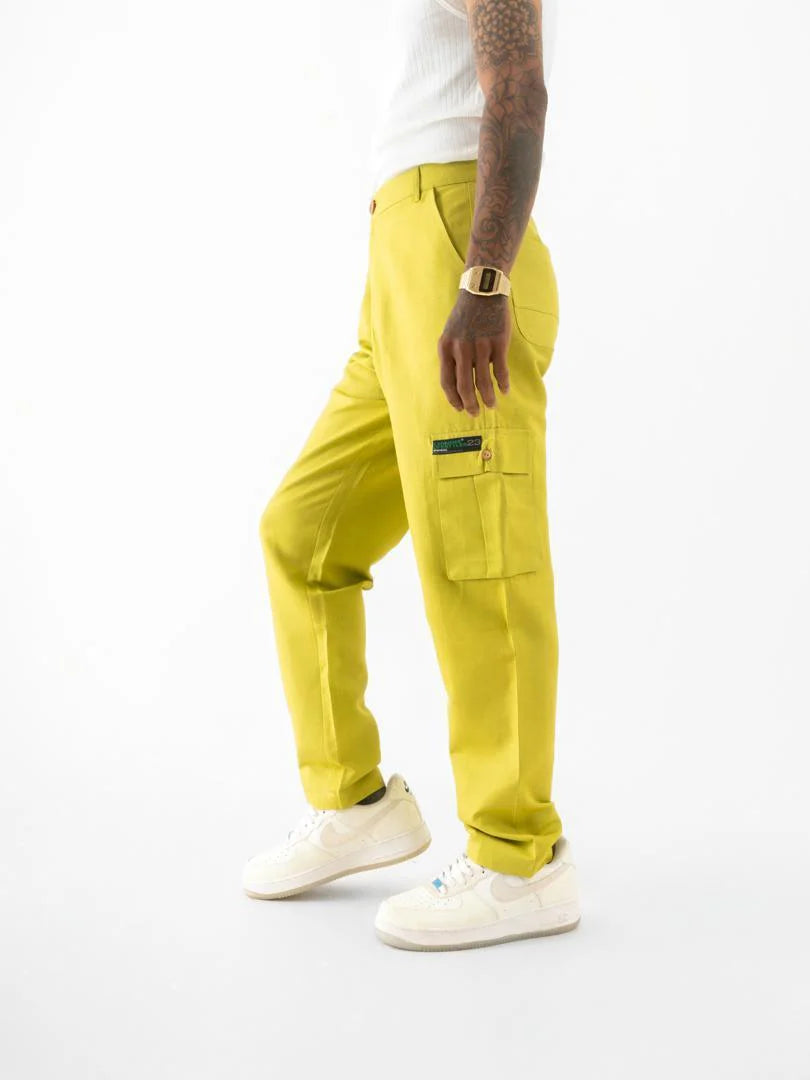 Straight Fit Pants Green