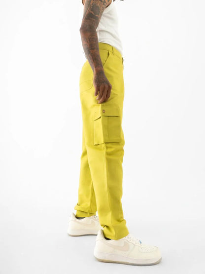 Straight Fit Pants Green