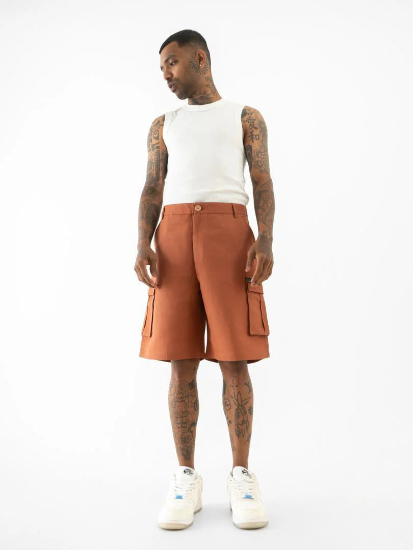 Cargo Short Brick Red