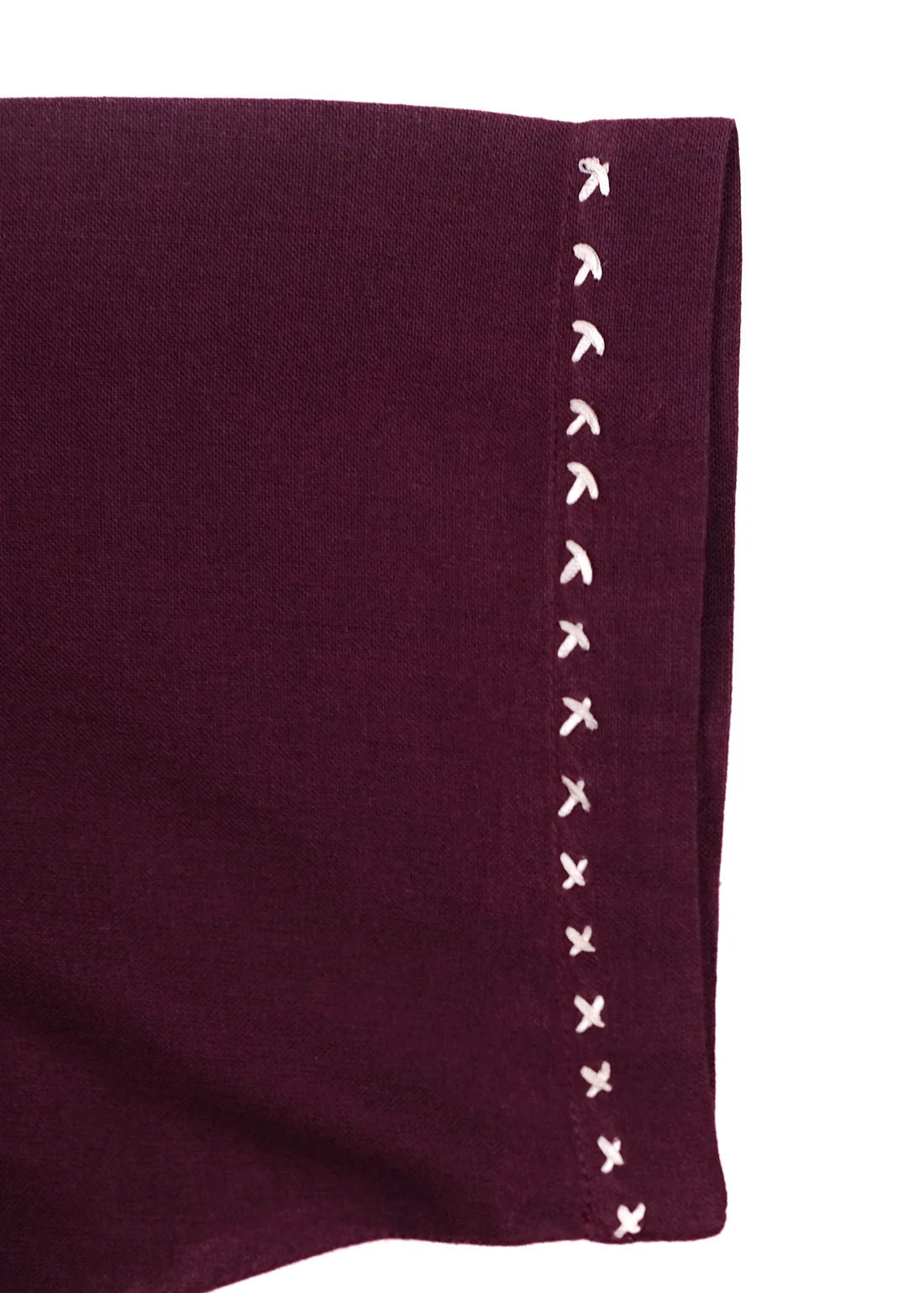 Aubergine Hand Embroidery