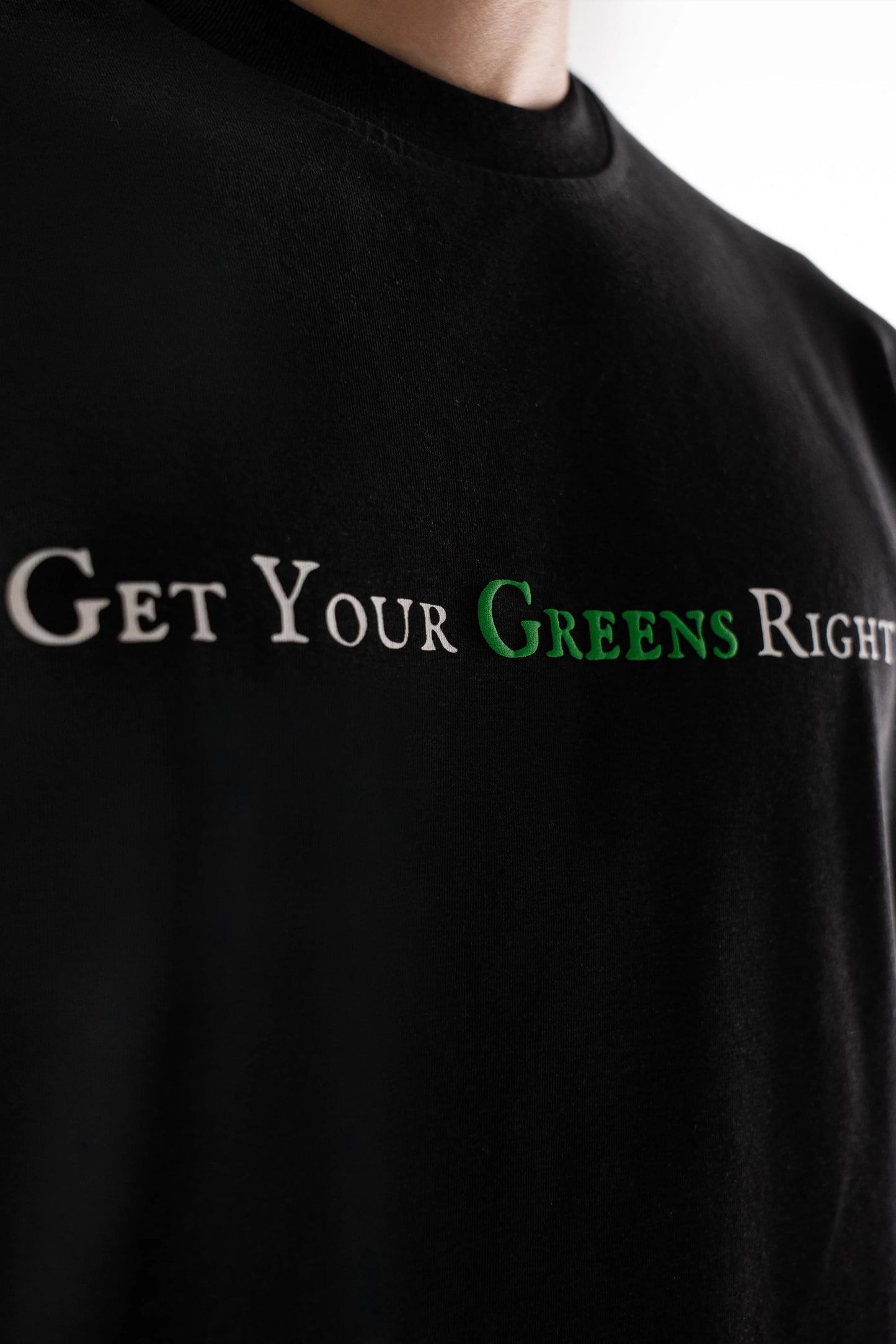 Get Your Greens Hemp Black Tee