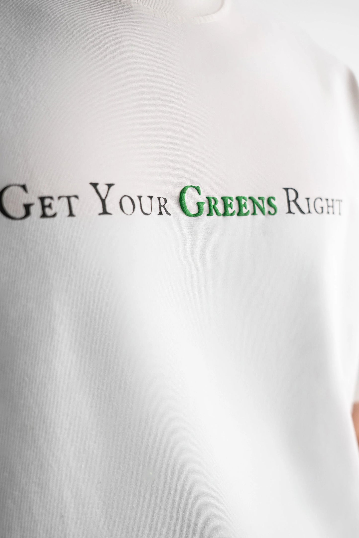 Get Your Greens Hemp White Tee