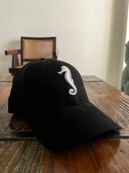 Premium suede black cap