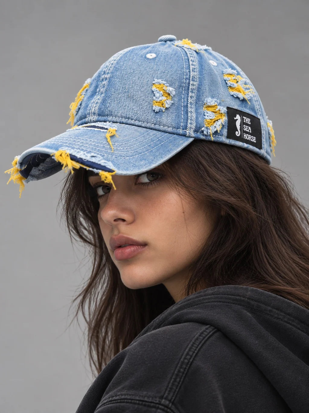 Double Tone - Ripped Denim