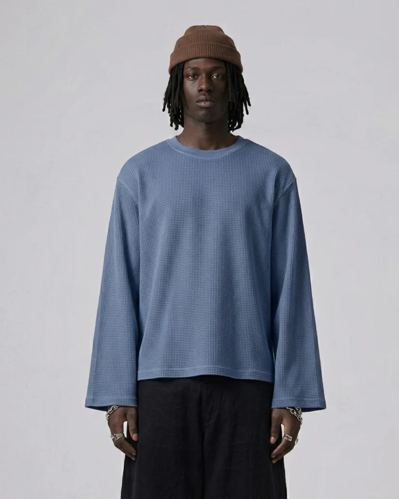 Ice Blue Waffle T-Shirt
