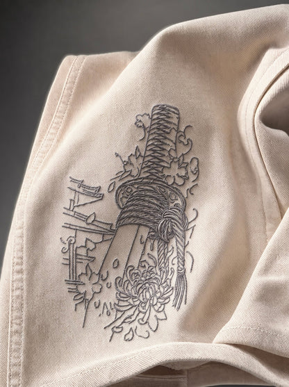 IVORY KATANA DENIM
