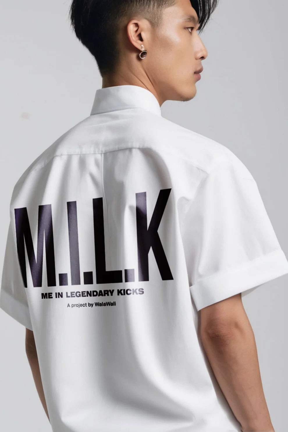 GOAT MILK' Cuban Collar Shirt