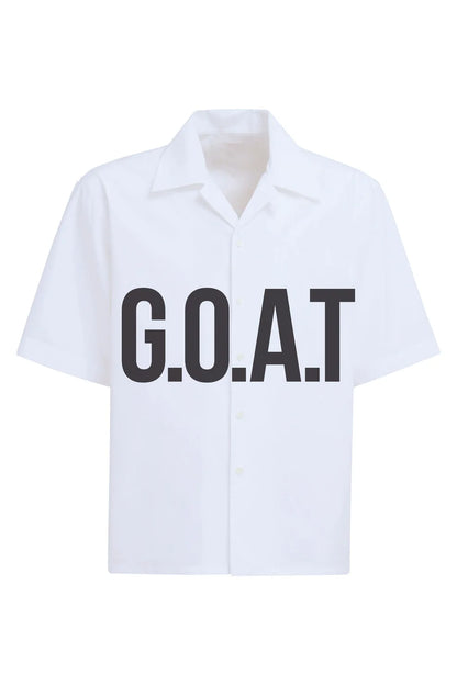 GOAT MILK' Cuban Collar Shirt