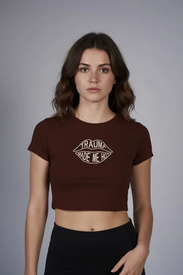 TRAUMA GRAPHIC CROP TOP