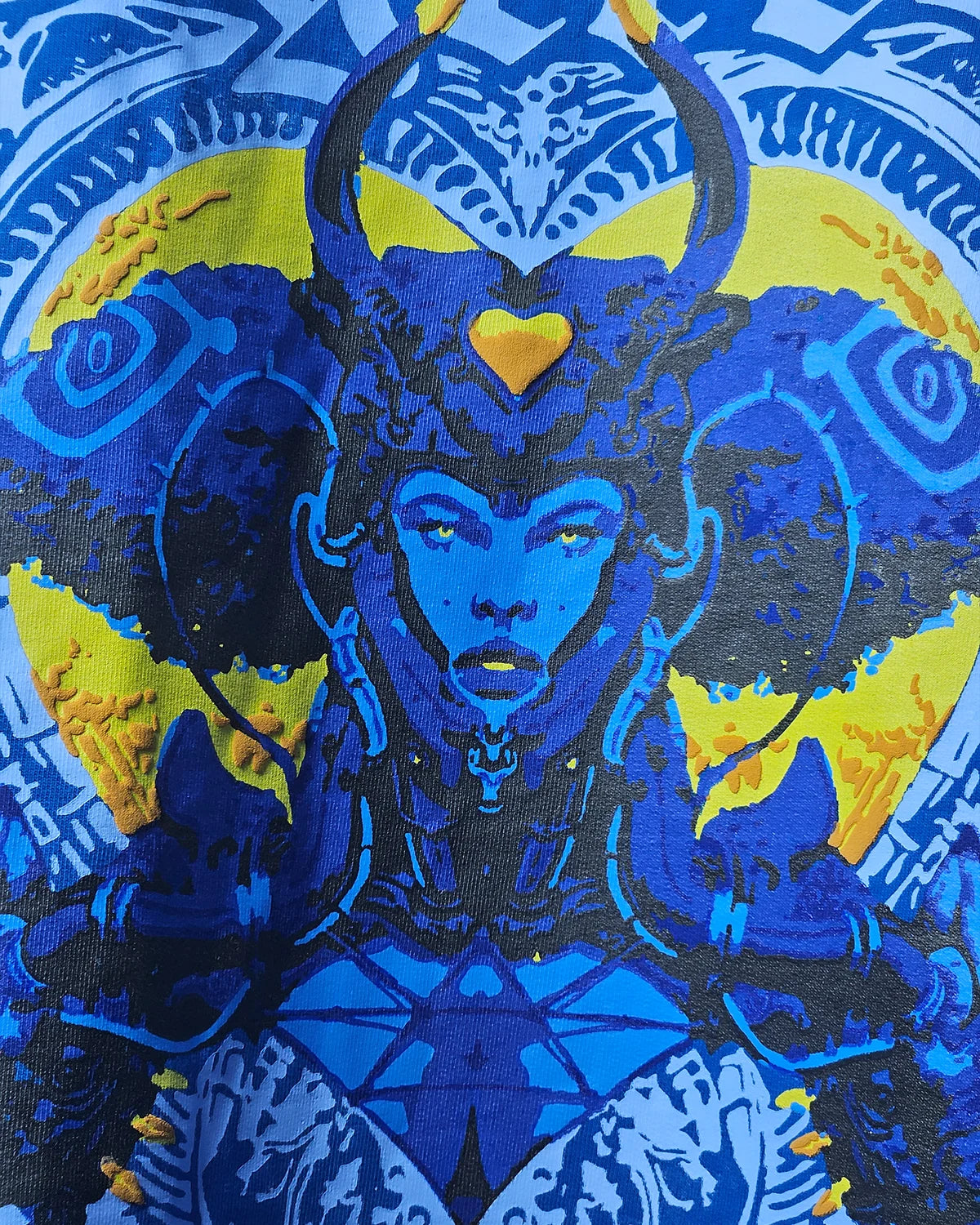 ACID BLUE CYBER GORE T-SHIRT