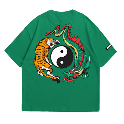 GREEN DRAGON TIGER T-SHIRT