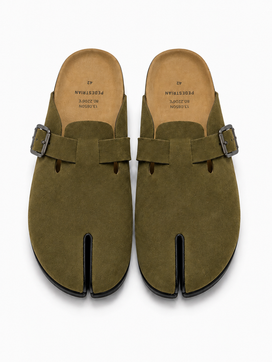 Tabi Mule- Olive Green