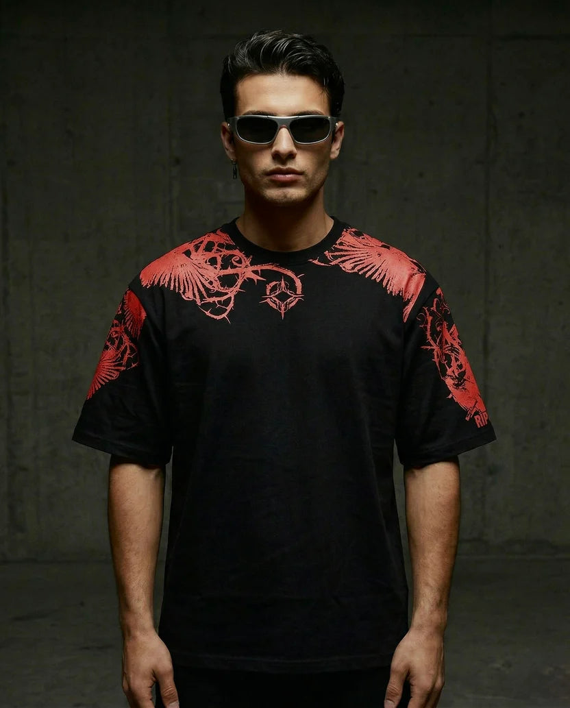 Raven Tee (red)