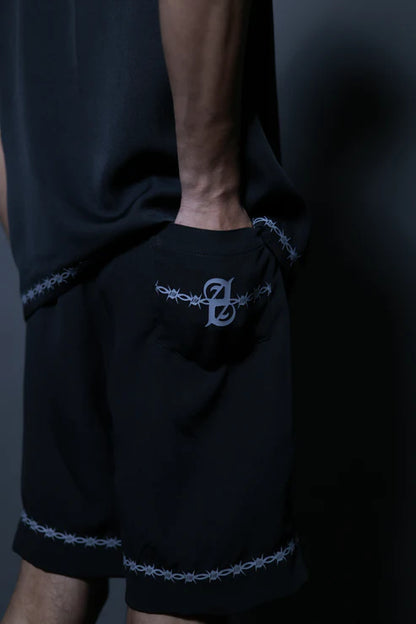 BARBED SHORTS BLACK