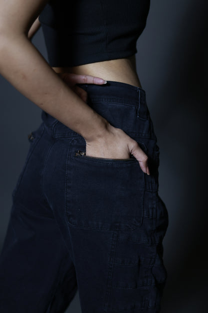 Panel Denim Patch Pant