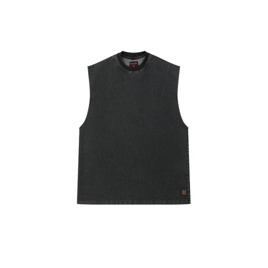 Black Denim Tank Top