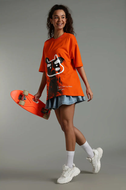 ORANGE FOOL FACE