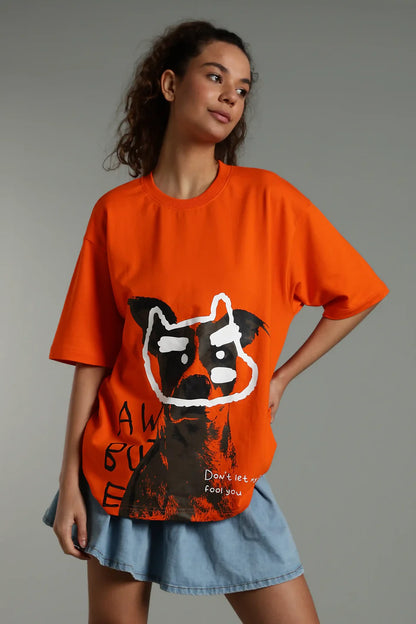 ORANGE FOOL FACE