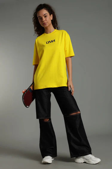 YELLOW CAUTION OVERSIZED