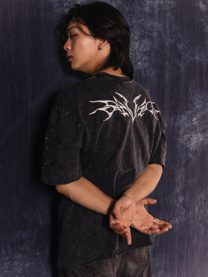 Metal Savage Acid Wash