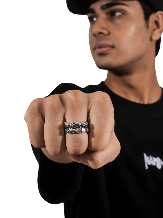 MANACA SKULL NEXUS RING