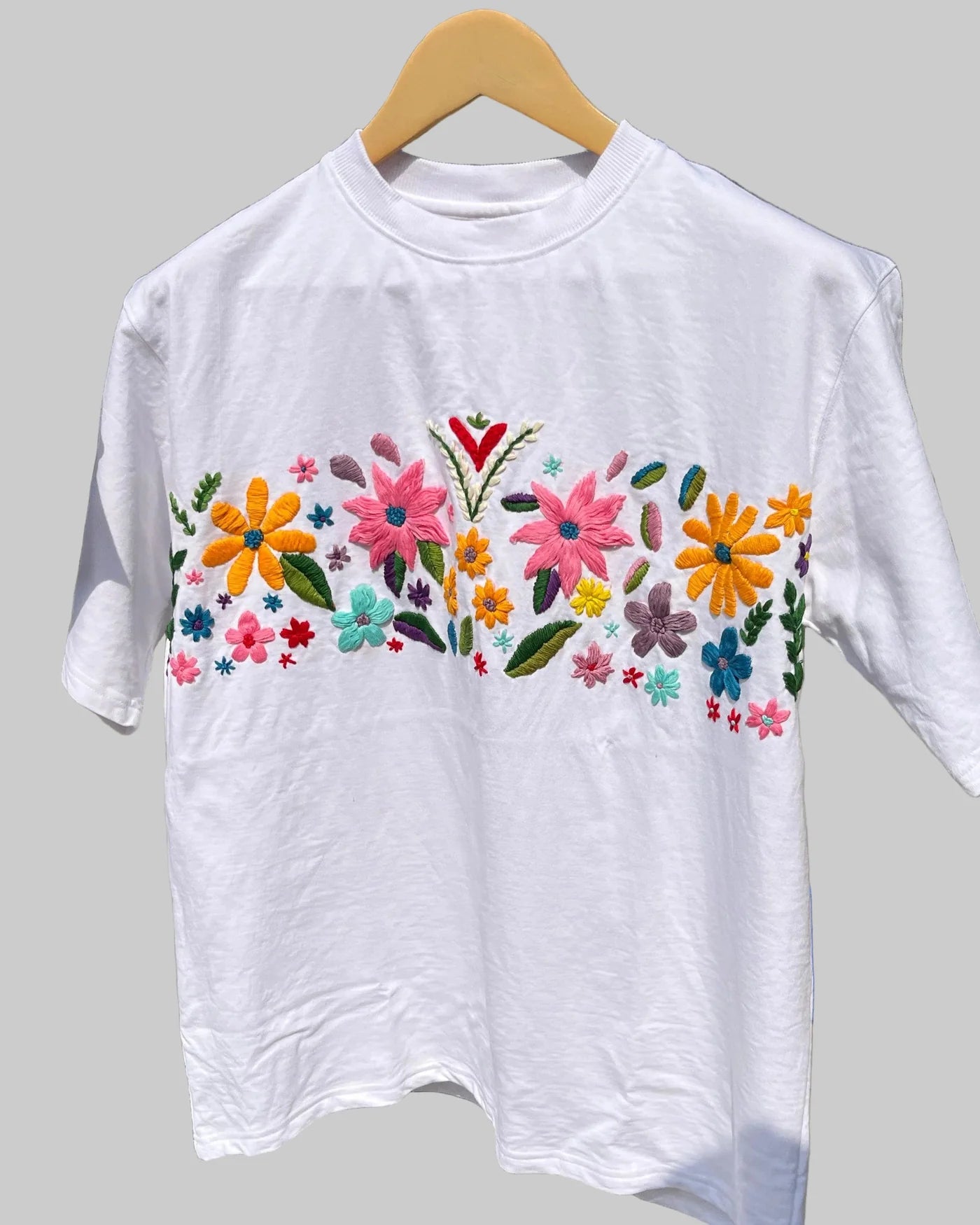 Floral Bliss Tshirt White