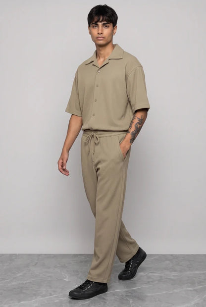 Beige Co-ord Shirt