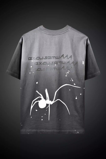 GREY SPIDER UNISEX OVERSIZED