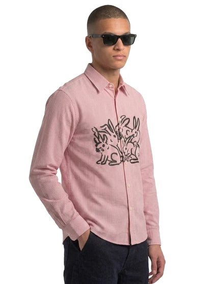 RED MIRAGE BUNNY SHIRT