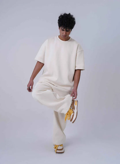 HYMNS ESSENTIAL TROUSERS IVORY