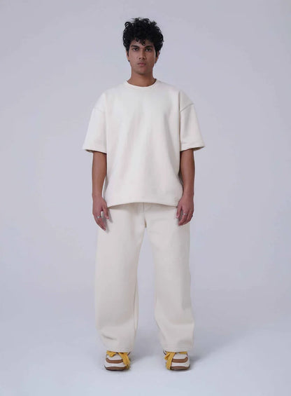 HYMNS ESSENTIAL TROUSERS IVORY
