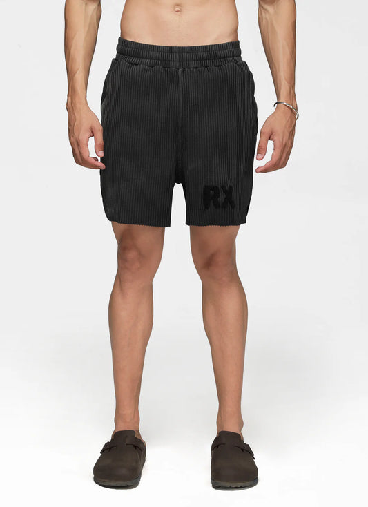 RX Coal Ribbed Shorts